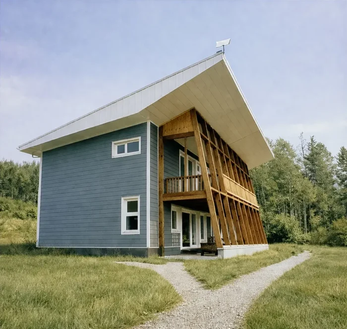 Modern Earthship-Inspired Dwelling