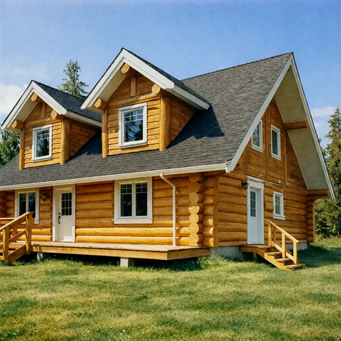 Island Log Home